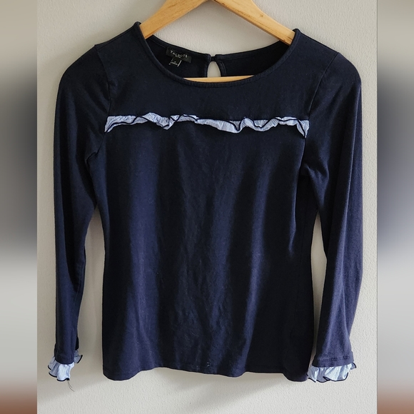 Talbots Ruffled Top - Picture 5 of 6